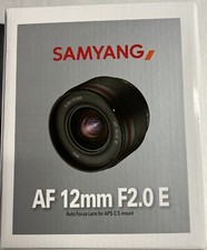 New Samyang AF 12mm F2.0 E SYIO12AF-E