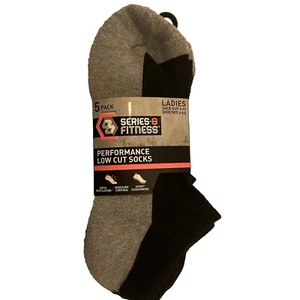 Socks Ladies Low Cut 5 Pack Series-8 Fitness Performance Shoe Size 5-9.5 NEW - Picture 1 of 5