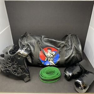Youth Large Macho Sparring Pads Set Headgear,Gloves,Tang Soo Do Bag, Martial Art