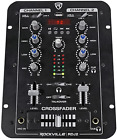 2 Channel DJ Mixer with USB, Cue Monitor, Talkover, 4 Line Inputs (RDJ2)