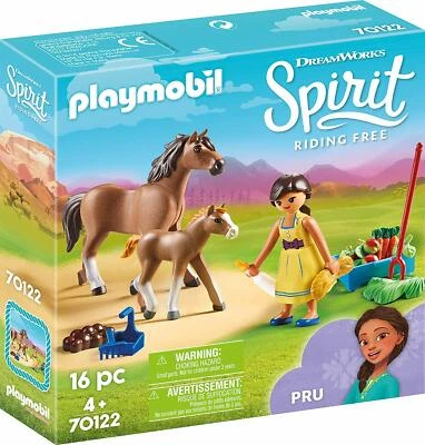 PLAYMOBIL 70122 Spirit Riding Free PRU mit Pferd und Fohlen NEUHEIT 2019 OVP: