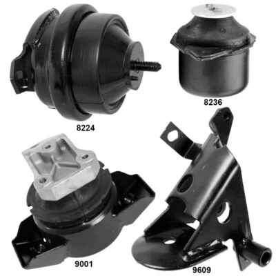 Soportes de motor y montaje de transmisión 4 piezas para Volkswagen Golf 92-90 L4-2,0 L  Foto 1 de 4