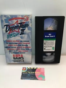 Dream Team II 2 NBA Basketball USA Olympics Vintage VHS Tape + Display Case!🔥 - Picture 1 of 5