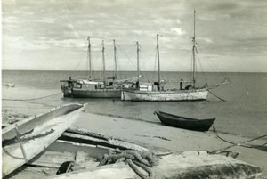 Madagascar Soalala Harbor Fishing? Boats Old Photo 1950 - Bild 1 von 3