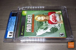 CGC 9.8 A+ - Pro Cast: Sports Fishing Game Original Xbox 2003 NEW! - RARE! - Picture 1 of 6