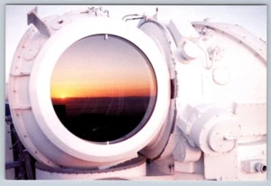 Vacuum Tower Telescope Entrance Window, Sacramento Peak, Sunspot NM Postcard - Picture 1 of 2