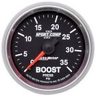 Autometer 2-1/16 In. BOOST, 0-35 PSI, SPORT-COMP Fits II