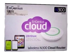 EnGenius, router cloud, ESR300 2,4 GHz wireless N300 Gigabit scatola aperta intelligente - Foto 1 di 9