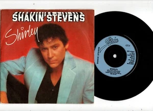 SHAKIN' STEVENS - SHIRLEY / I'M FOR YOU. UK ORIG 1982 7" & PIC/SLEEVE. N/MINT - Picture 1 of 2