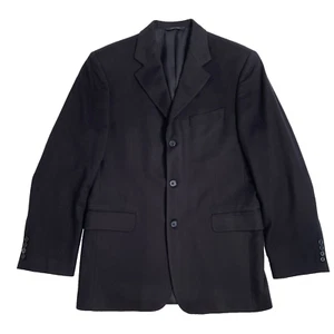 Brooks Brothers Loro Piana 100% Cashmere Blazer Sport Jacket 3 Button Black 39 R - Picture 1 of 15