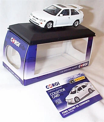 VANGUARDS 1/43 Ford Escort RS Cosworth Diamond White RHD VA14800 New In Case - Image 1 of 3