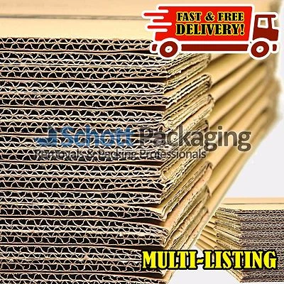 STRONG SINGLE & DOUBLE WALL CARDBOARD BOXES - POSTAL REMOVAL MOVING - QUALITY - Image 1 of 2