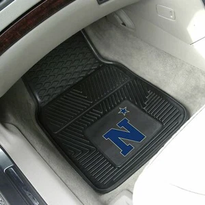FanMats U.S. Naval Academy 1st Row Black Vinyl Floor Mats w "N *" Primary Logo - Bild 1 von 4