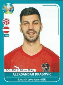 Pegatina Panini Euro EM 2020 vista previa Austria AUT 11 Aleksandar Dragovic - Imagen 1 de 1