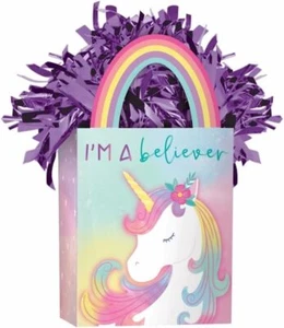 Enchanted Unicorn Fantasy Animal Kids Birthday Party Decoration Balloon Weight - Picture 1 of 1