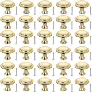 40Pcs Cabinet Knobs Gold Drawer Pull Handle Cabinet Dresser for Kitchen Bathroom - Picture 1 of 8