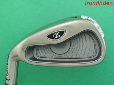 TaylorMade r7 XD Single 4 Iron Steel Stiff Shaft Mens LEFT HAND Good Condition - Image 1 of 4