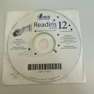 Readiris Pro 12 for HP CN577-10001 Scan To PDF Excel Word More Windows Mac - Picture 1 of 4