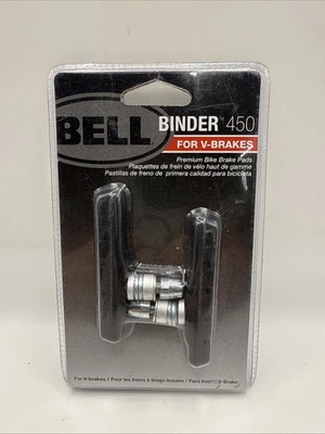 Bell Sports Binder 450 pastillas de freno en V de repuesto, negro NUEVO SELLADO Foto 1 de 2