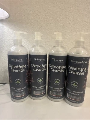 Renpure Detoxifying Charcoal Conditioner 16 Fl Oz Plant Based Moisturizing Care - Image 1 of 4