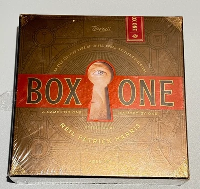 Box One Presented By Neil Patrick Harris Board Game Theory 11 New Sealed - Image 1 of 3