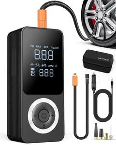 Inflador de Neumáticos Compresor de Aire Portátil, Bomba de Aire Inteligente para Neumático de Coche - Imagen 1 de 7