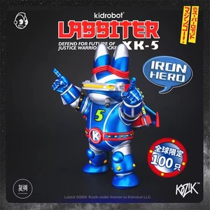 Kidrobot Labbiter XK-5 Iron Hero versión limitada Figura Moda 20cm Nueva En Stock - Imagen 1 de 7