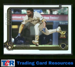 2025 Topps #376 Jackson Chourio Rainbow Foil - Picture 1 of 2