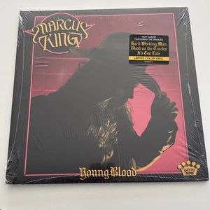 Marcus King Young Blood Ltd Ed. Color Vinyl Record Blues Music hype sticker MINT - Picture 1 of 3