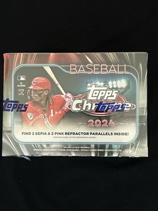 2024 Topps Chrome MLB Baseball 7-Pack Blaster Box sigillato in fabbrica ottime condizioni - Foto 1 di 3