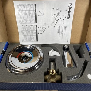 MOEN 82248 PosiTemp Single Handle Tub + Shower Combo Chrome *No Shower Head* - Picture 1 of 15