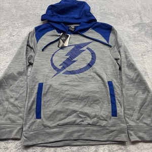 Tampa Bay Lightning NHL Performance Hoodie Sweatshirt Gr. Small grau blau - Bild 1 von 6
