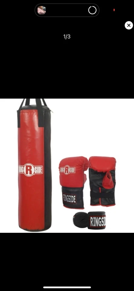 Ringside Adult 50 lb. HeavyBag Kit - Image 1 of 2