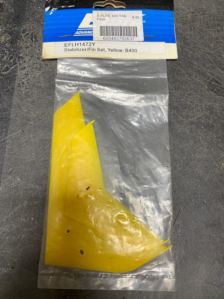 E-Flite EFLH1472Y Stabilizer/Fin Set, Yellow: B400 - Image 1 of 1