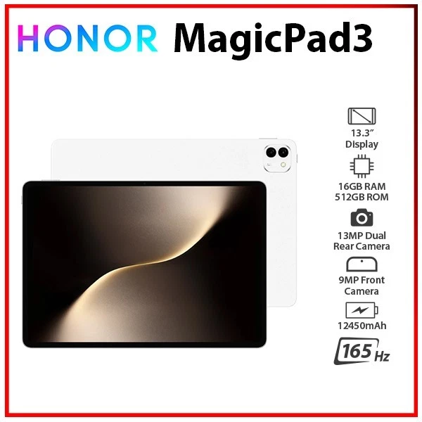 HONOR MagicPad3 16GB+512GB WHITE Wi-Fi Ver. Octa Core Android PC Tablet (New) - Bild 1 von 4