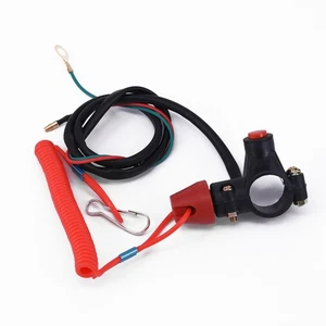 Cordino interruttore kill motore Tether Line per manubrio moto 7/8" e - Foto 1 di 8