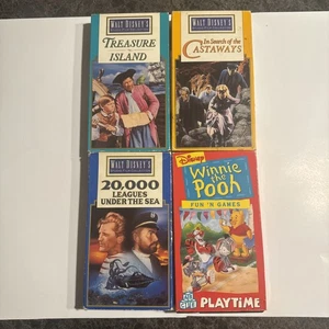 Lot 4 Walt Disney Studio Film Collection VHS Video Tapes - Imagen 1 de 10