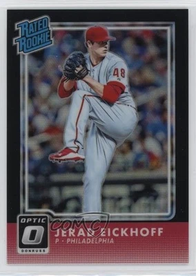 2016 Panini Donruss Optic Rated Rookies Black /25 Jerad Eickhoff #63 Rookie RC - Image 1 of 2