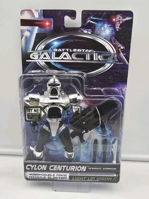 Figura de acción Battlestar Galactica Cylon Centurion 1996 Trendmasters nueva en caja Foto 1 de 4