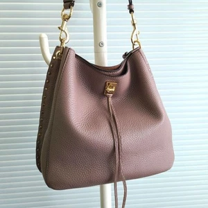 Rebecca Minkoff Darren Shoulder Bag Leather Mauve Pink Women's 28 x 24 x D12 JPN - Picture 1 of 14