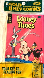1970's 3 PACK GOLD KEY COMICS SEALED DISNEY'S COMICS AND STORIES LOONEY TUNES - Picture 1 of 4