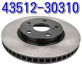 Rotores de freno izquierdo y derecho originales Toyota Lexus Is250 DBA-GSE20/GSE25/AVE30 OEM Foto 1 de 1