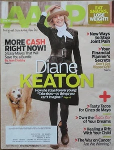 AARP Magazine April/May 2012 Diane Keaton More Cash Stop Joint Pain Classic Cars - Picture 1 of 1