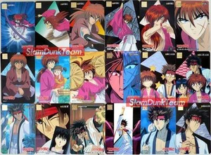 Juego de 36 cartas REGULARES RUROUNI KENSHIN Samurai X Bandai Japón Carddass Parte 2 - Imagen 1 de 2