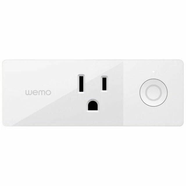 WeMo WiFi Enabled Mini Smart Plug - White (F7C063)
