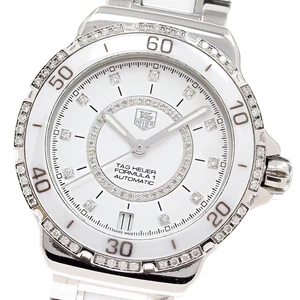 TAG HEUER Formula 1 WAU2213 Diamond Bezel white Dial Automatic Ladies_837335 - Picture 1 of 6