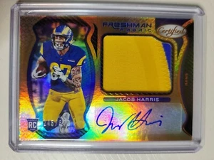 Jacob Harris 2021 Certified Bronze Freshman Fabrics Mirror Signatures SP 245/349 - Picture 1 of 2