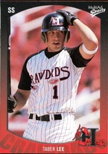 2003 MultiAd Hickory Crawdads TABER LEE RC PIRATES GLENDALE CA SAN DIEGO STATE
