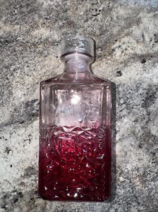 LUCKY STAR jarra de vino de vidrio con tapón rojo - 31 fl oz - 8" - Imagen 1 de 1