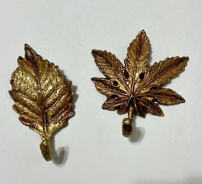 Llavero Montaje en Pared Latón Sólido Hoja de Roble Andrea por Sadek Arce Mcm Decoración Abrigo Foto 1 de 4